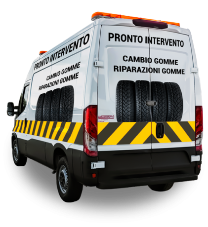 Furgone Iveco Daily con allestimento per gommista